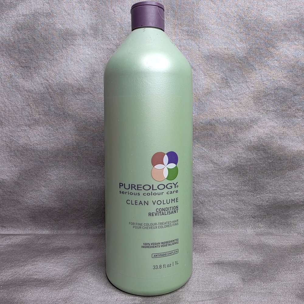 PUREOLOGY Clean Volume Conditioner Color Care 33.8 fl oz /‎ 1 L